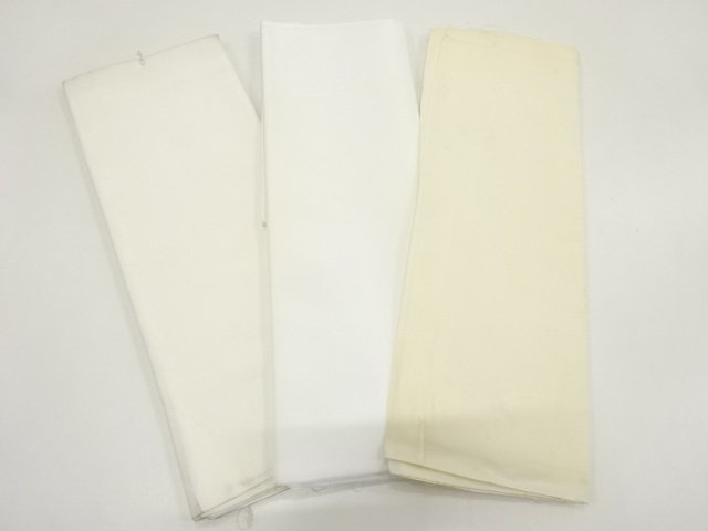 JAPANESE KIMONO / ANTIQUE ASSORTED SET OF KIMONO LINING / SCRAPS